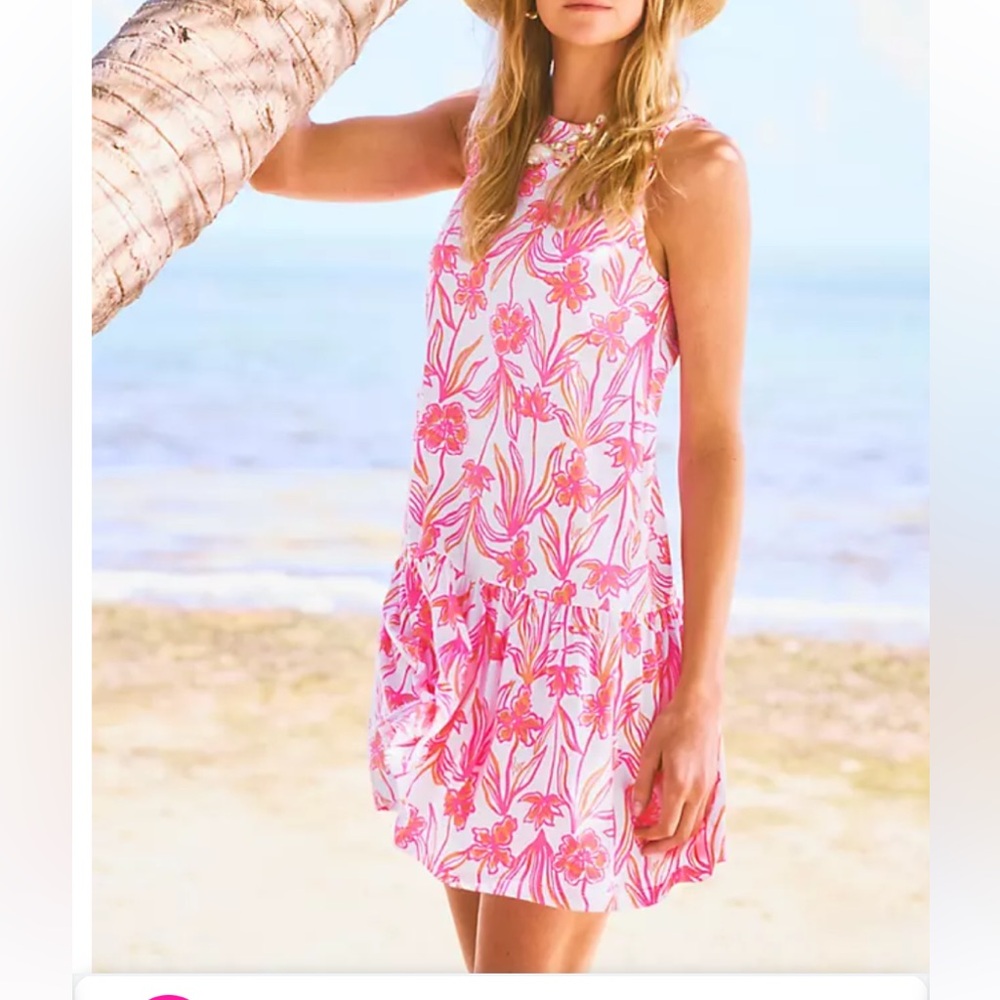 Lilly Pulitzer Pink Floral Dress